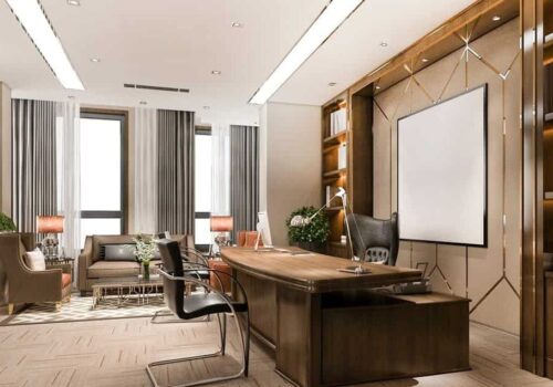 Luxury-Business-Office-Room-Design-909x909